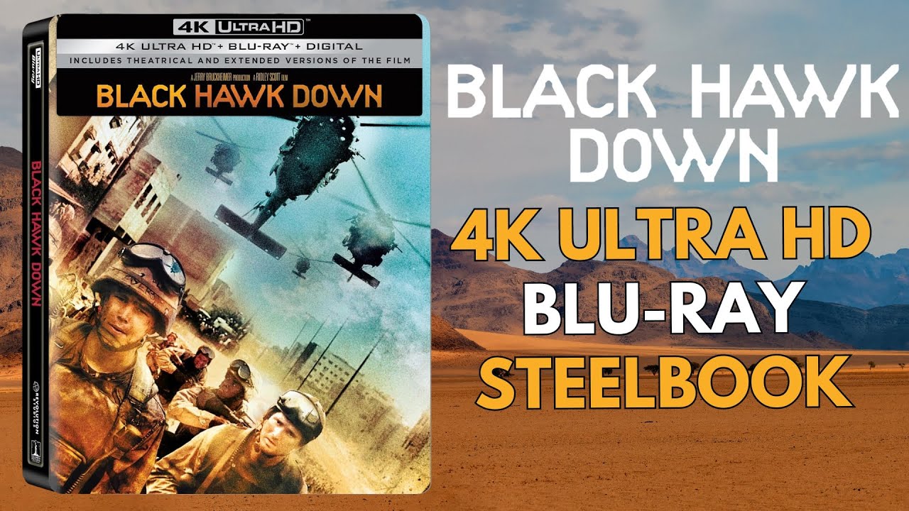 Black Hawk Down 4K Ultra HD + Blu-ray Steelbook