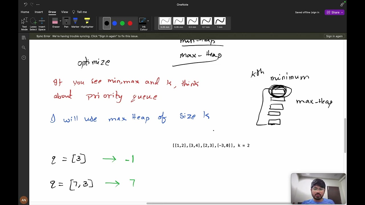 3275. K-th Nearest Obstacle Queries || How to 🤔 in Interview || Heap || Brute Force to Optimized 🔥