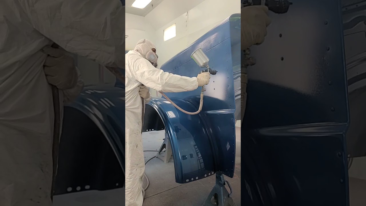 how to spray Imron elite base L0218