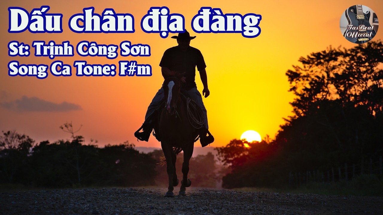 Karaoke Song Ca Dấu Chân Địa Đàng | Song Ca & Tình Khúc