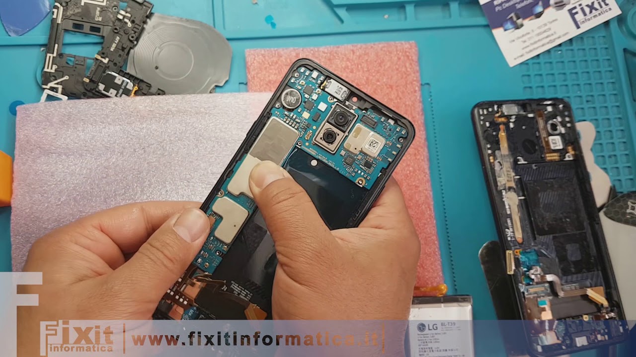 LG G7  (LMG710EM) Sostituzione Display - Display replacement