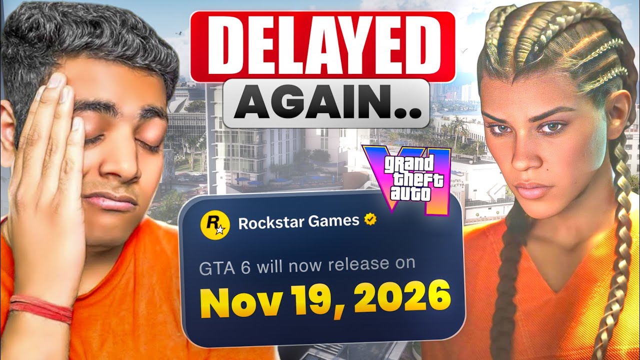 GTA 6 DELAYED AGAIIIINNNNNN!!!!! Aye Uthale Re Baba 😭😭😭😭😭😭