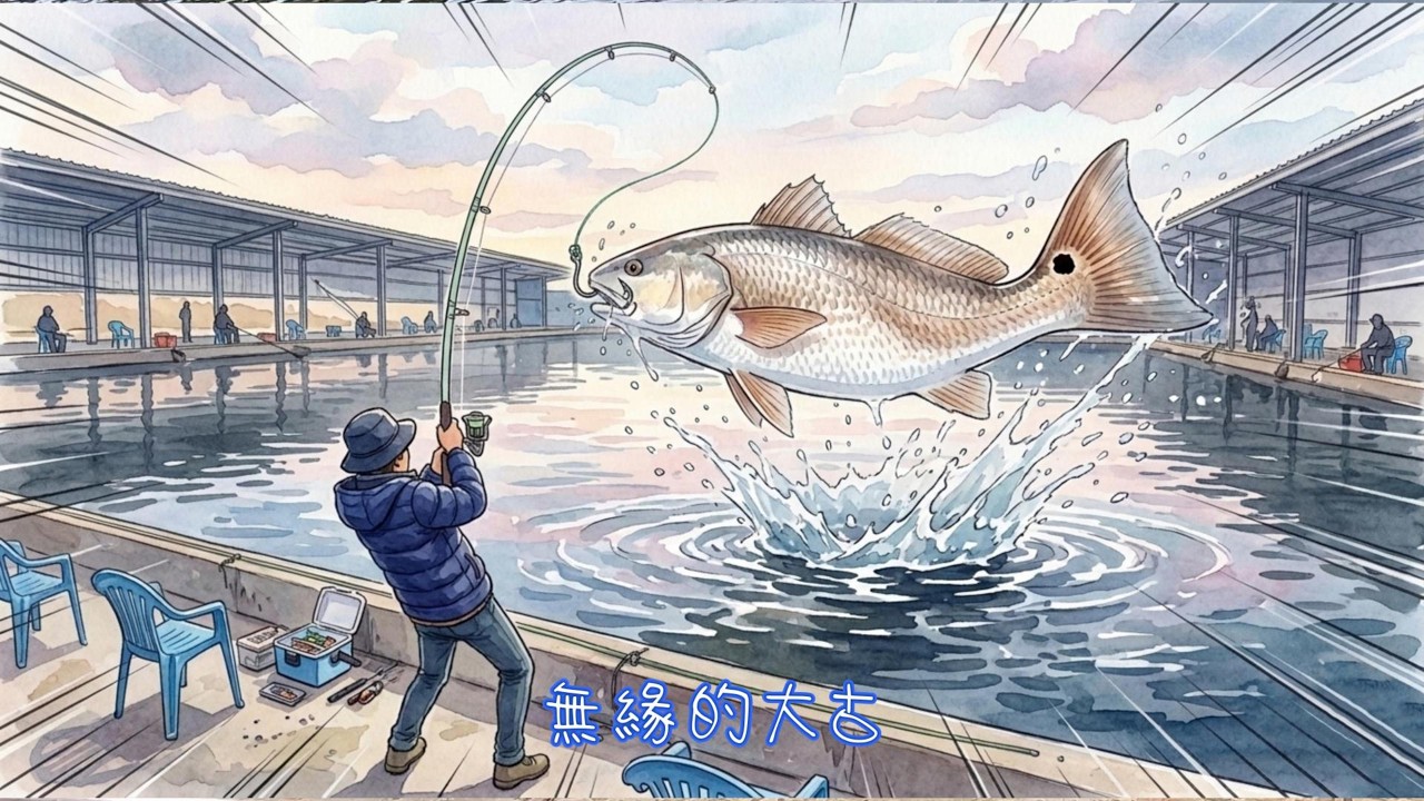 大湖海釣場 今天應該是來放魚的啦 2026-01-18
