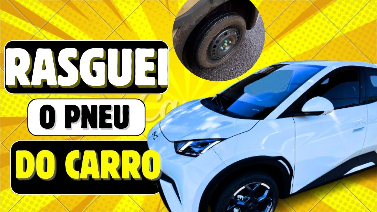 DEU RUIM! Rasguei o pneu trabalhando na Uber e 99 😱🚗 DOLPHIN MINI 100 ELETRICO 