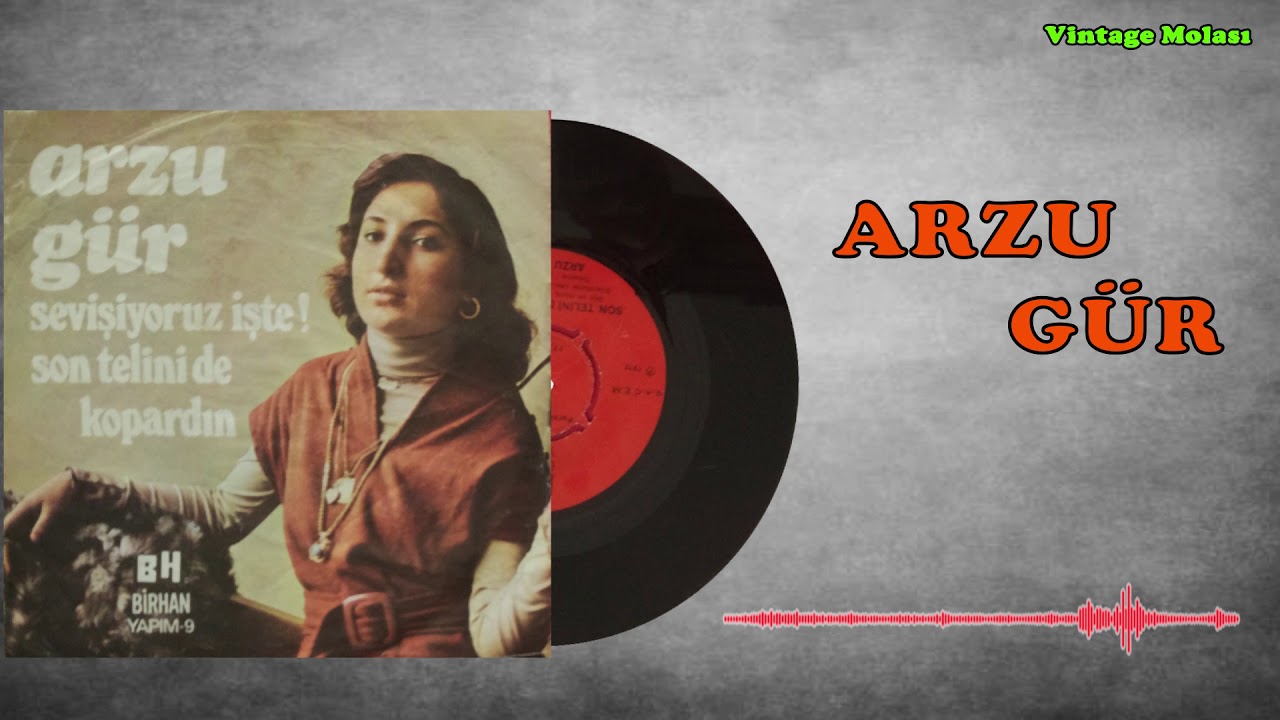 Arzu Gür - Sevişiyoruz İşte 1977 (Analog Plak Kaydı) | İnternette İlk