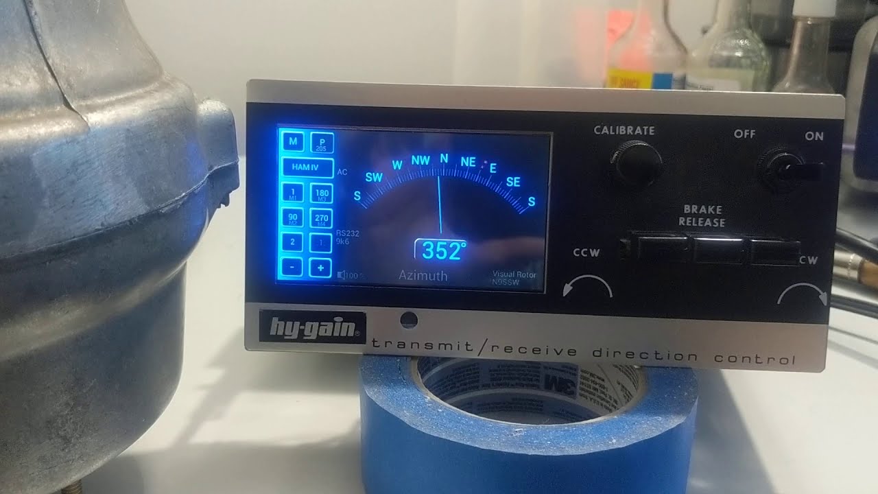 Hy-Gain Ham IV Rotor controller overhaul made possible by EA7HG Visual Rotor