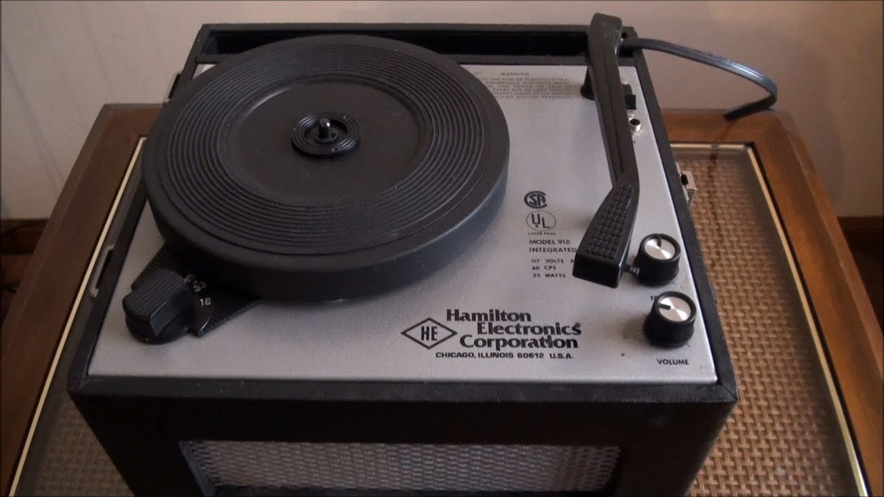 Hamilton Electronics Classroom Phonograph, Model 910