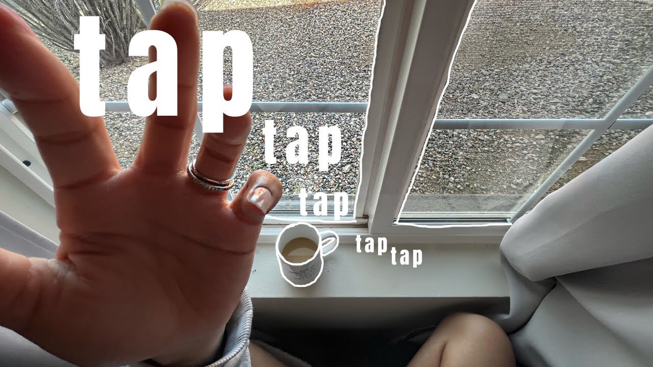 ASMR Window Build-up Tapping & Scratching to Camera