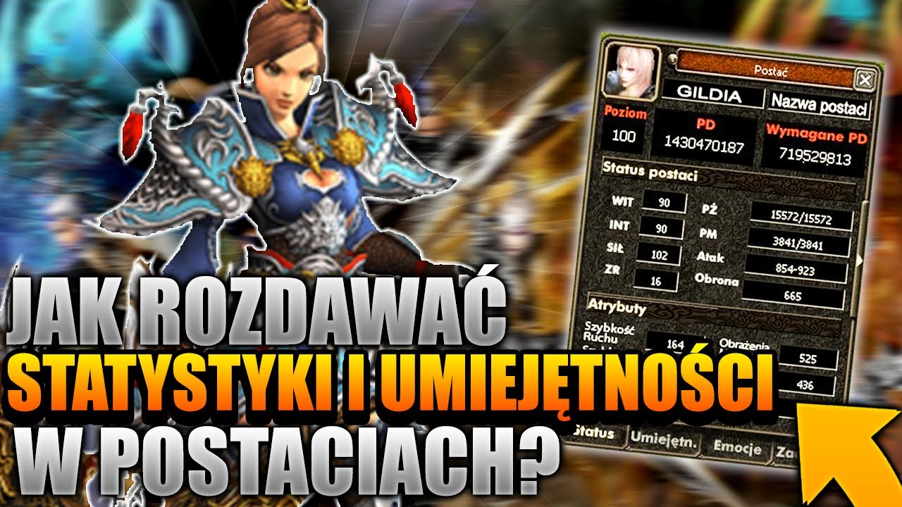 Metin2.pl Polska Poradnik #8 JAK ROZDAWAĆ STATYSTYKI I UMIEJĘTNOŚCI 🔥Od A do Z dla nowego gracza !