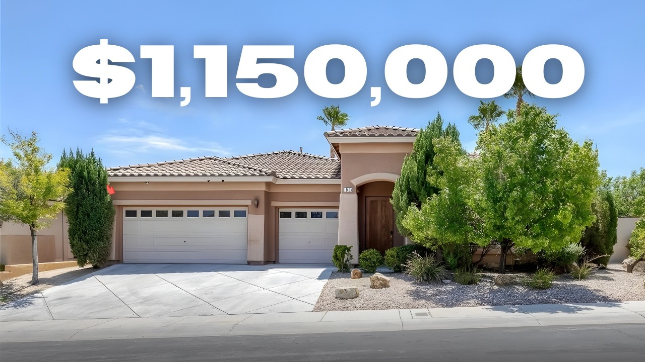 Inside a $1.15M Single-Story Pool Home in Gated Summerlin | Putting Green & Spa