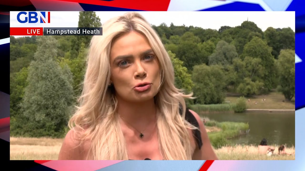 GB News' Ellie Costello is at Hampstead Heath asking sunbathers how they are handling the heatwave.