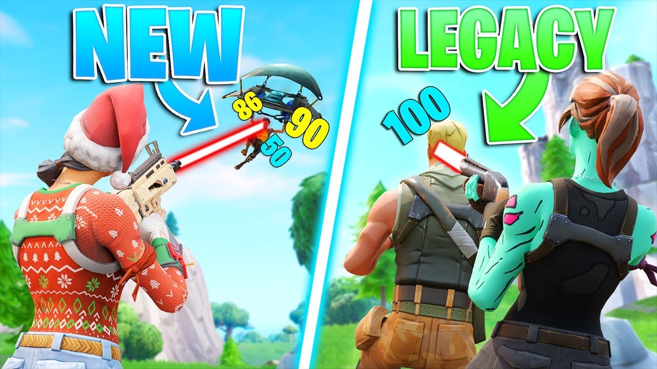 NEW Aim Assist vs. LEGACY Aim Assist - Full Breakdown! (Controller Fortnite - PS4 + Xbox)