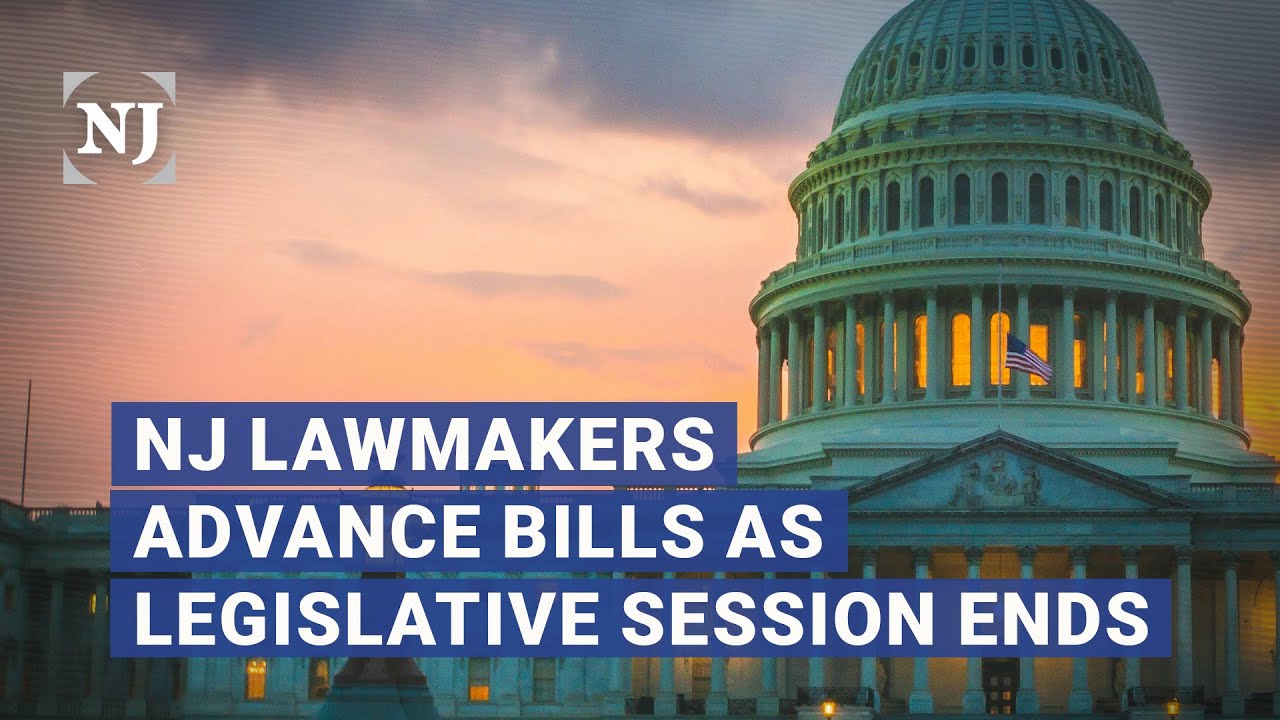 NJ lawmakers push dozens of bills as legislative term ends