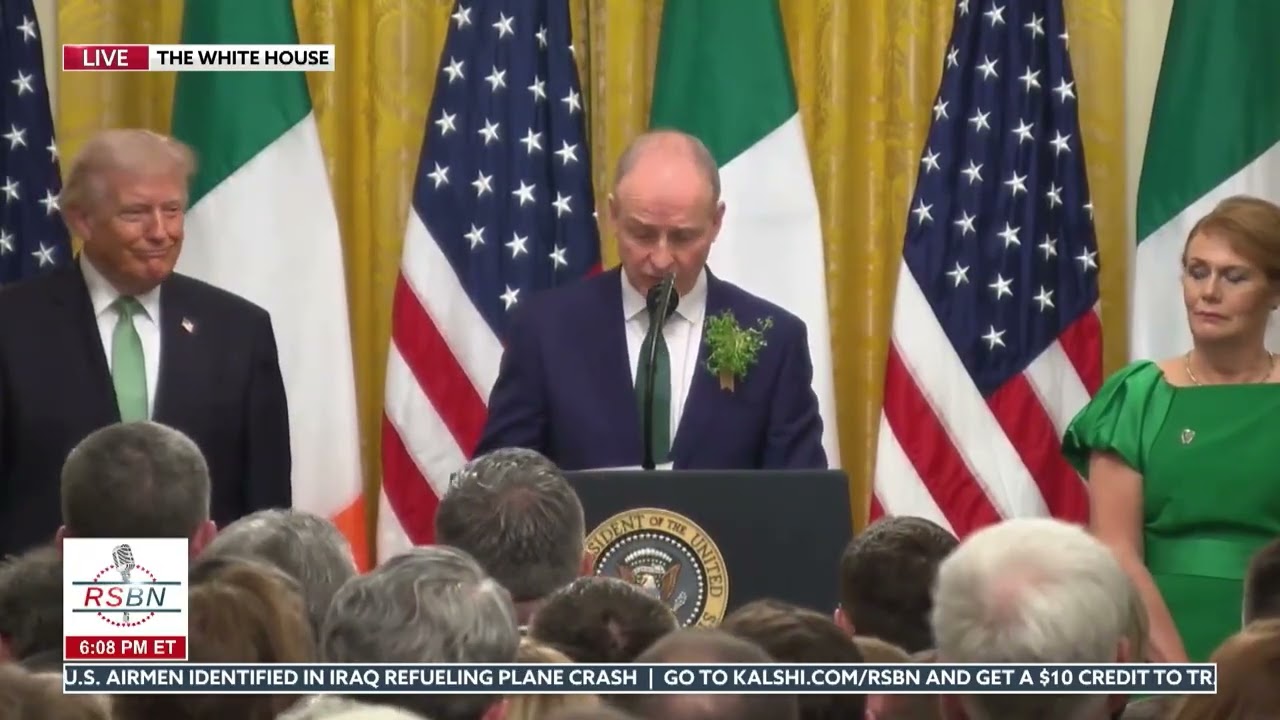 WATCH: Micheál Martin Details the Friendship Between Ireland and America - 03/17/26