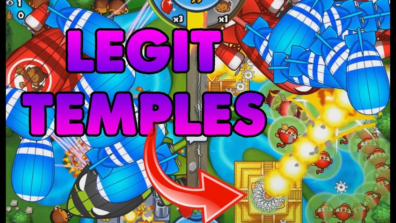 Late Game Temple of the Monkey Gods! - Bloons TD Battles