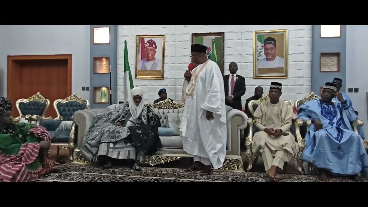 Jawabin governor Bauchi ga Sarki kano Sanusi II bisa zuwansa Ta’aziyya Garin Bauchi
