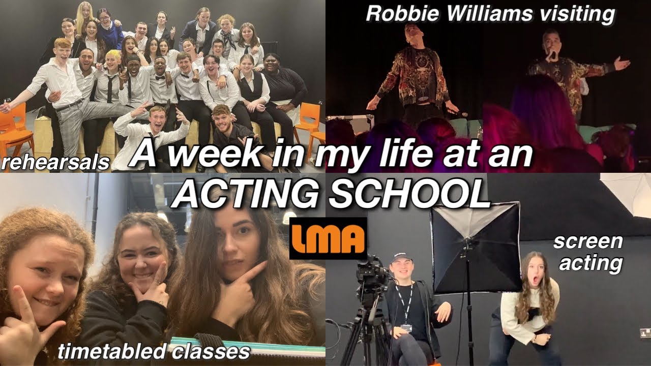 A week in my life at an ACTING/DRAMA SCHOOL || LMA university in LONDON