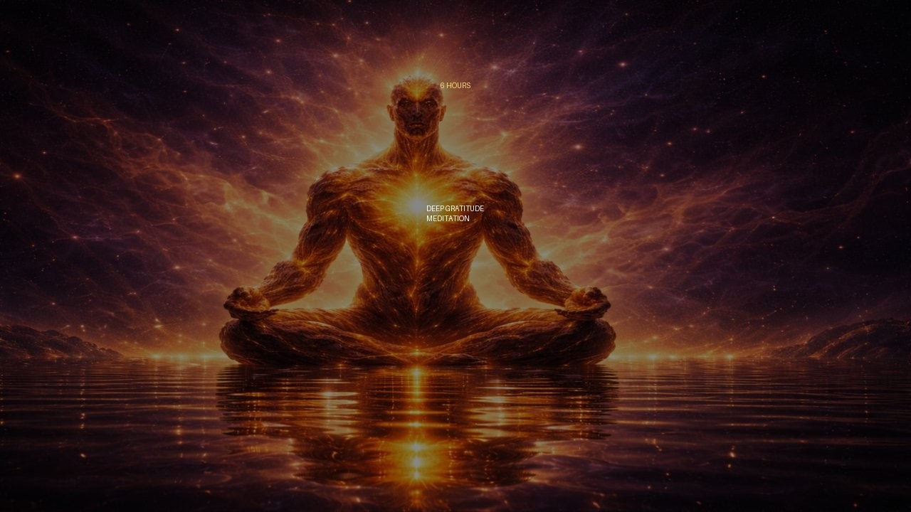 6 Hour Deep Gratitude Meditation | Embodied Abundance Frequency