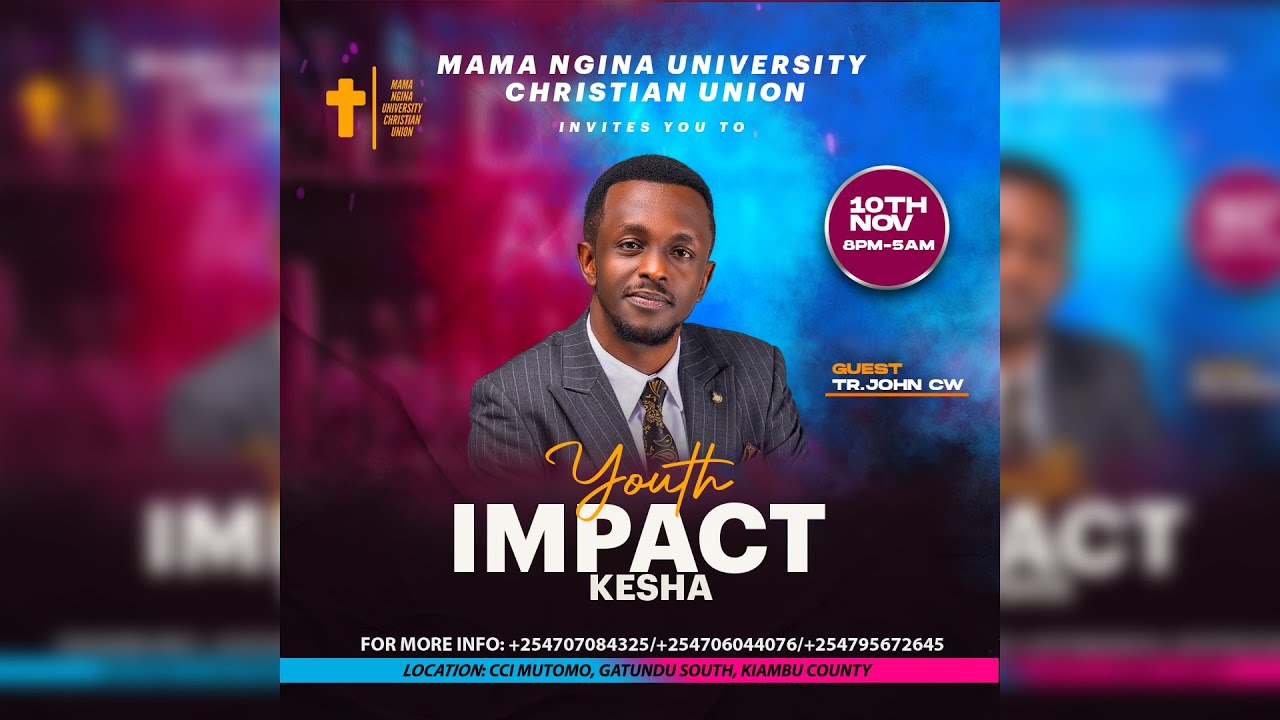 YOUTH IMPACT KESHA, MAMA NGINA UNIVERSITY WITH TR JOHN CW | 09-11-2023