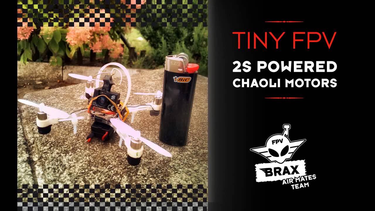 FPV mini drone with Chaoli motors 8.5x20 Brushed 2S + FX797T