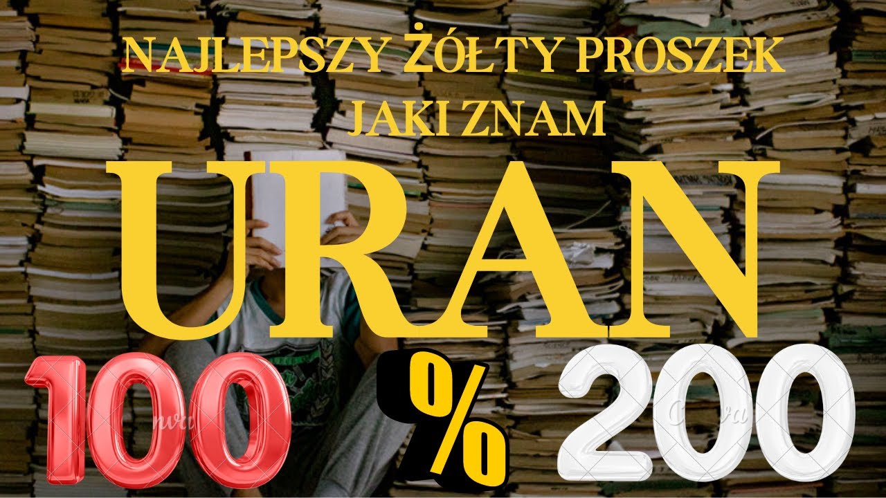 Uran, najlepszy ż&oacute;łty proszek jaki znam. 200% #uran #rynekbyka