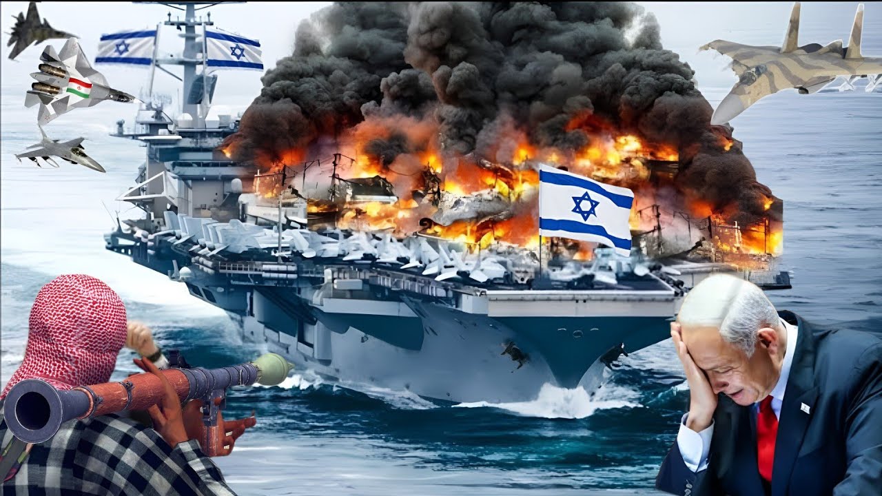 USA & Israeli military Navel base Fully destroyed by Irani Fighter jets in GTA v 