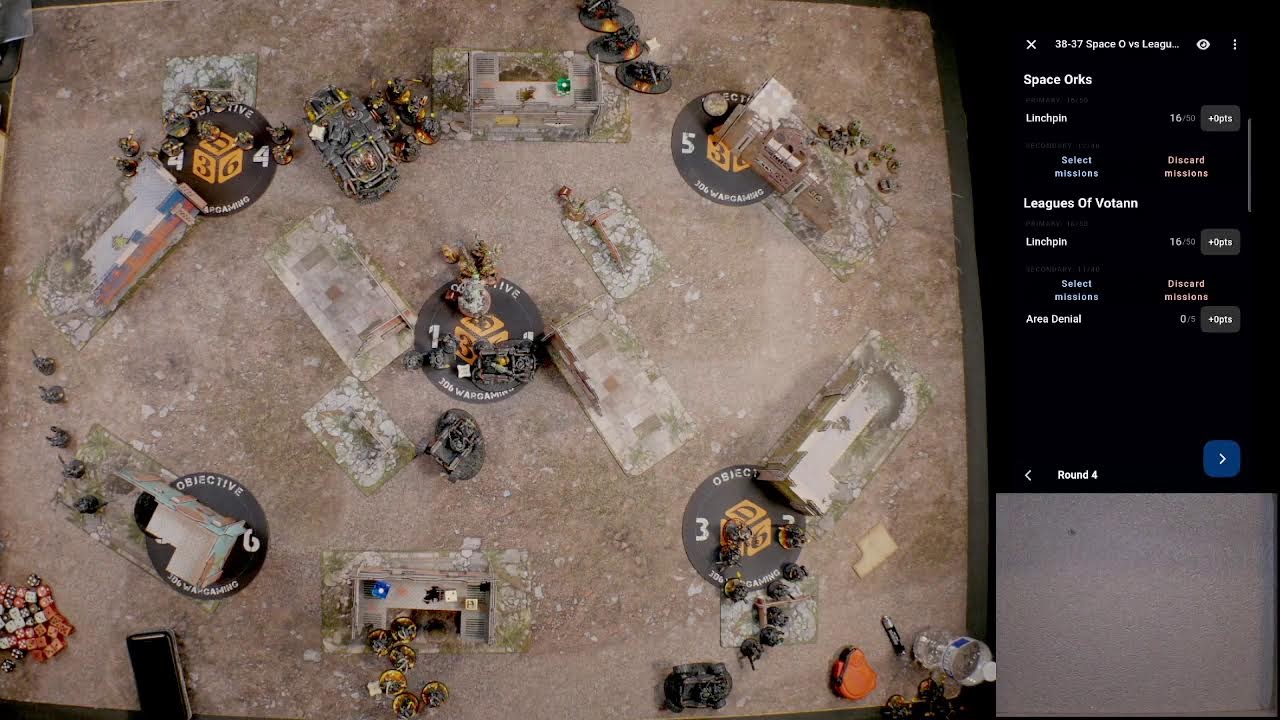 Warhammer 40k 10th Ed. Battle Report - 2000pts - Orks (Don) v Leagues of Votann (Chuck)