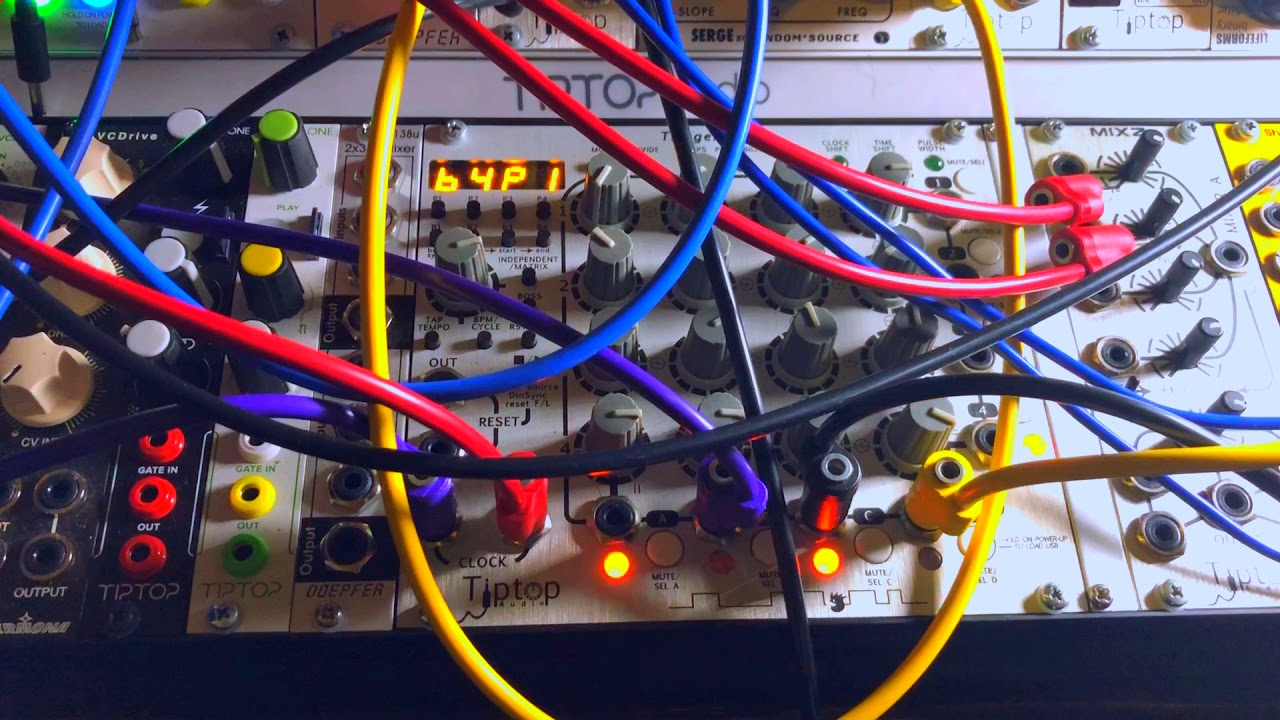 Tiptop Z8000 + Doepfer Sequential Switch part 3