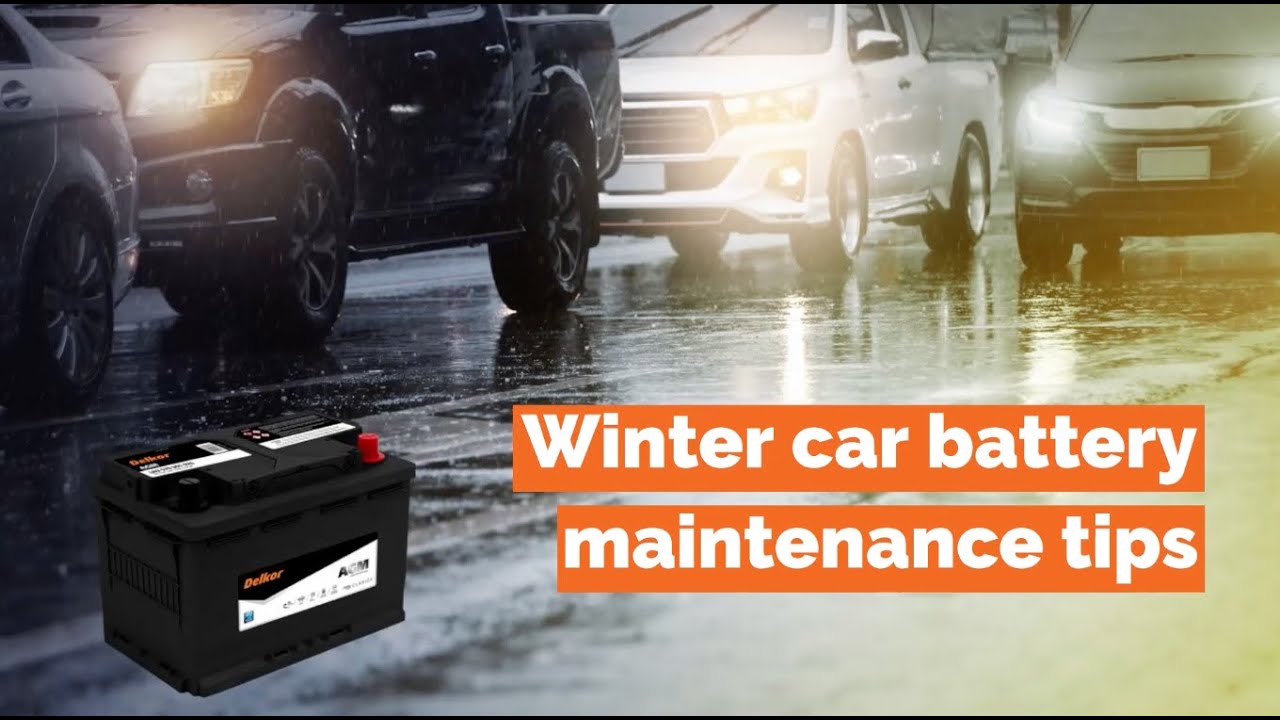 Winter car battery maintenance tips