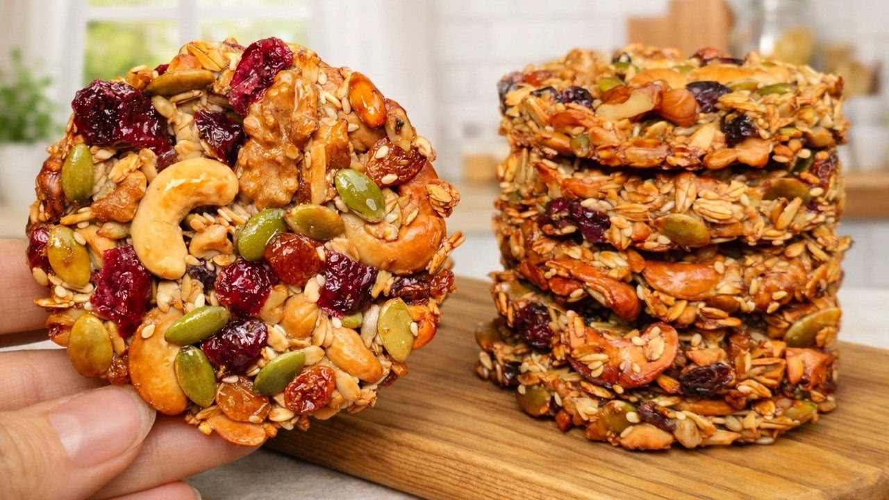 Ich esse keinen Zucker! Gesunde Kekse in 5 Minuten – ohne Zucker & ohne Mehl!