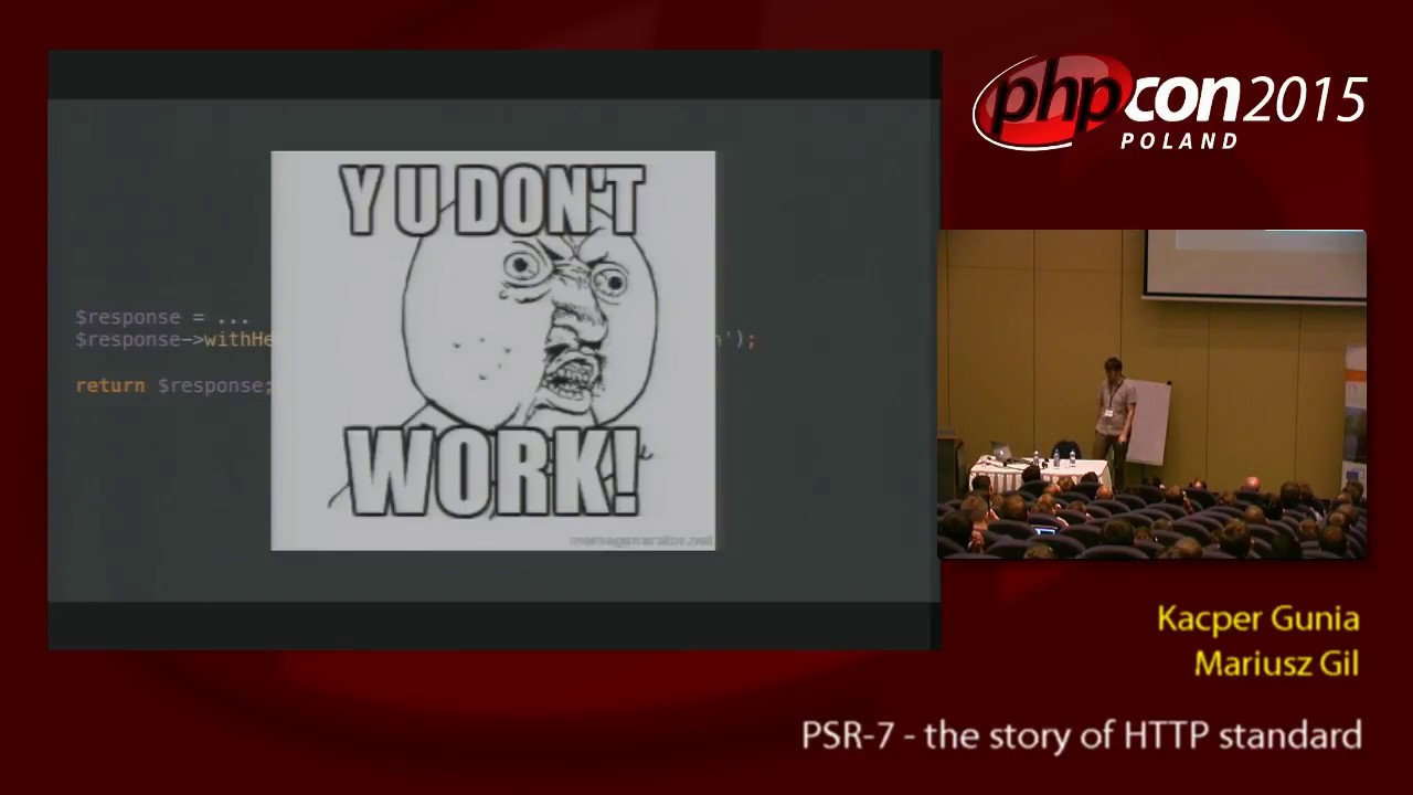 Kacper Gunia, Mariusz Gil: PSR-7 - the story of HTTP standard