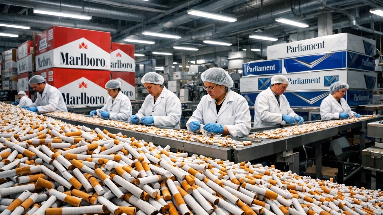 Her Gün 1Milyon Sigara Nasıl Üretiliyor - Fabrikada İnanılmaz Sigara İşleme Süreci