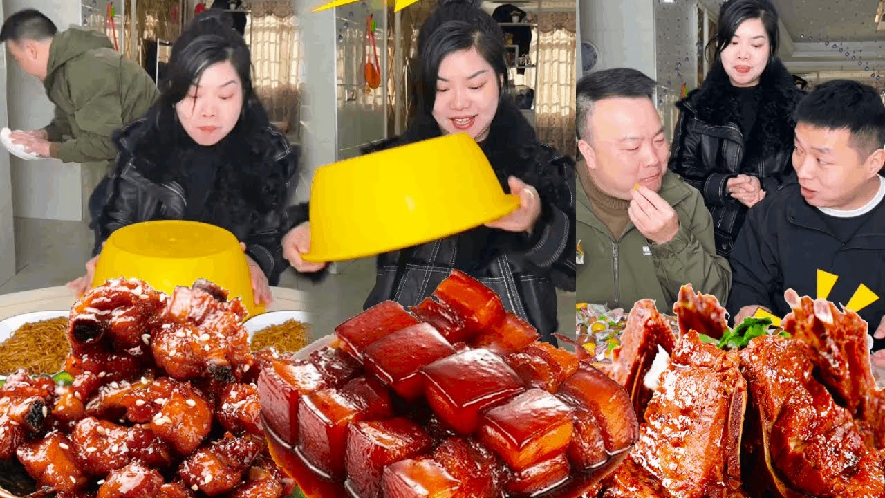 自私老公想吃独食，没想到我给弟弟准备了红烧肉和鸡腿，这下后悔了吧！