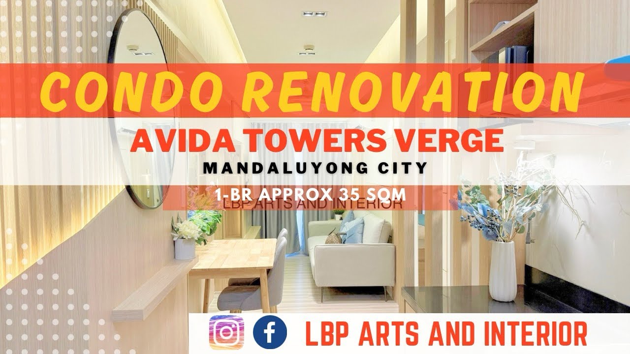 CONDO RENOVATION || AVIDA TOWERS VERGE || Approx 35 sqm || 1-bedroom