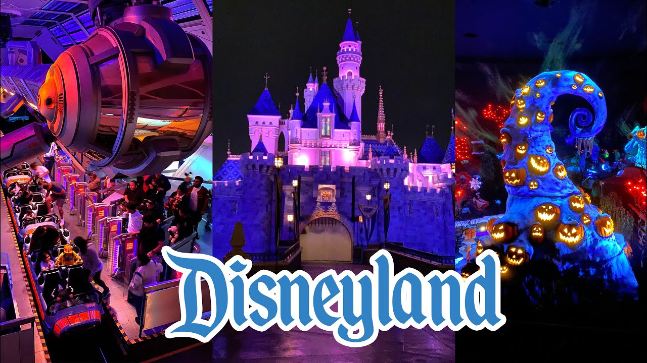 Visiting the Original Disneyland! Day 1 Vlog | Haunted Mansion Holiday, Monsters After Dark, & More!