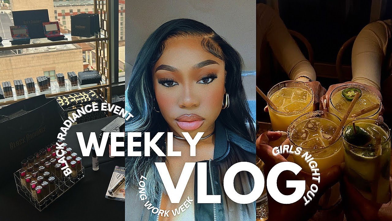DAY IN THE LIFE LIVING IN ATL VLOG+ BLACK RADIANCE EVENT+GIRLS NIGHT OUT + LONG WEEK | CHELSIEJAYY