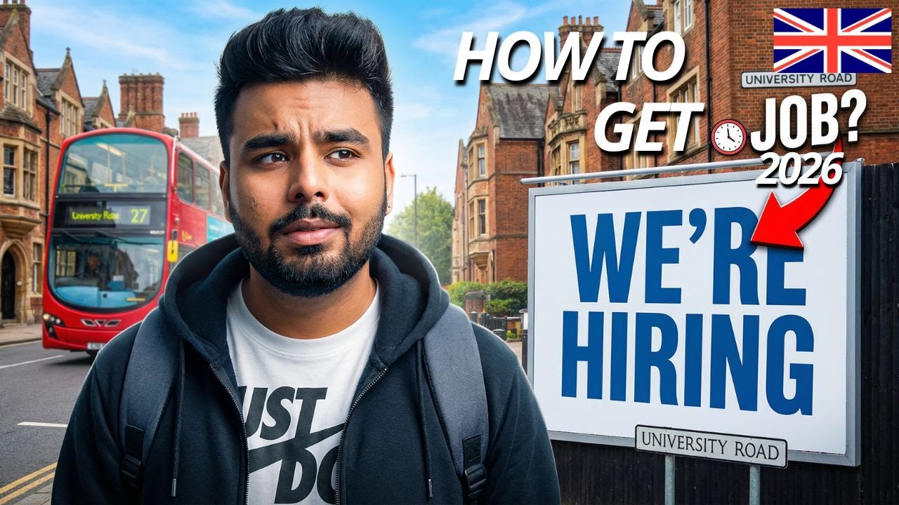 How to Get Part-Time or Full-Time Job in UK in 2026 as a New Student | Full Process in this Video ▶️