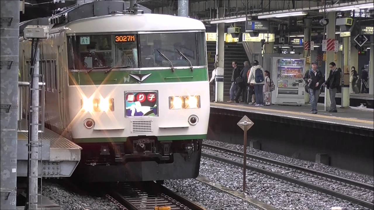 【音量注意】本気で大空転する185系