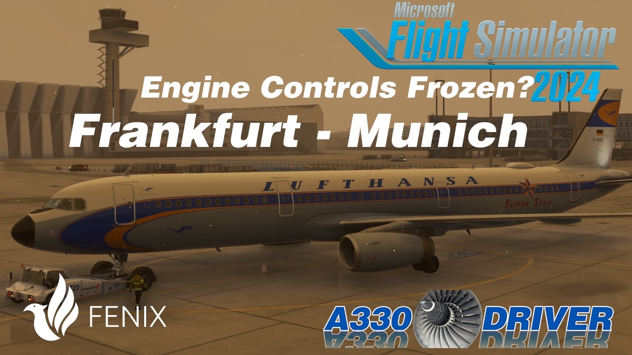 Snow Chaos on Departure | Lufthansa A321 Hard Winter Ops | Frankfurt - Munich | Real Airbus Pilot