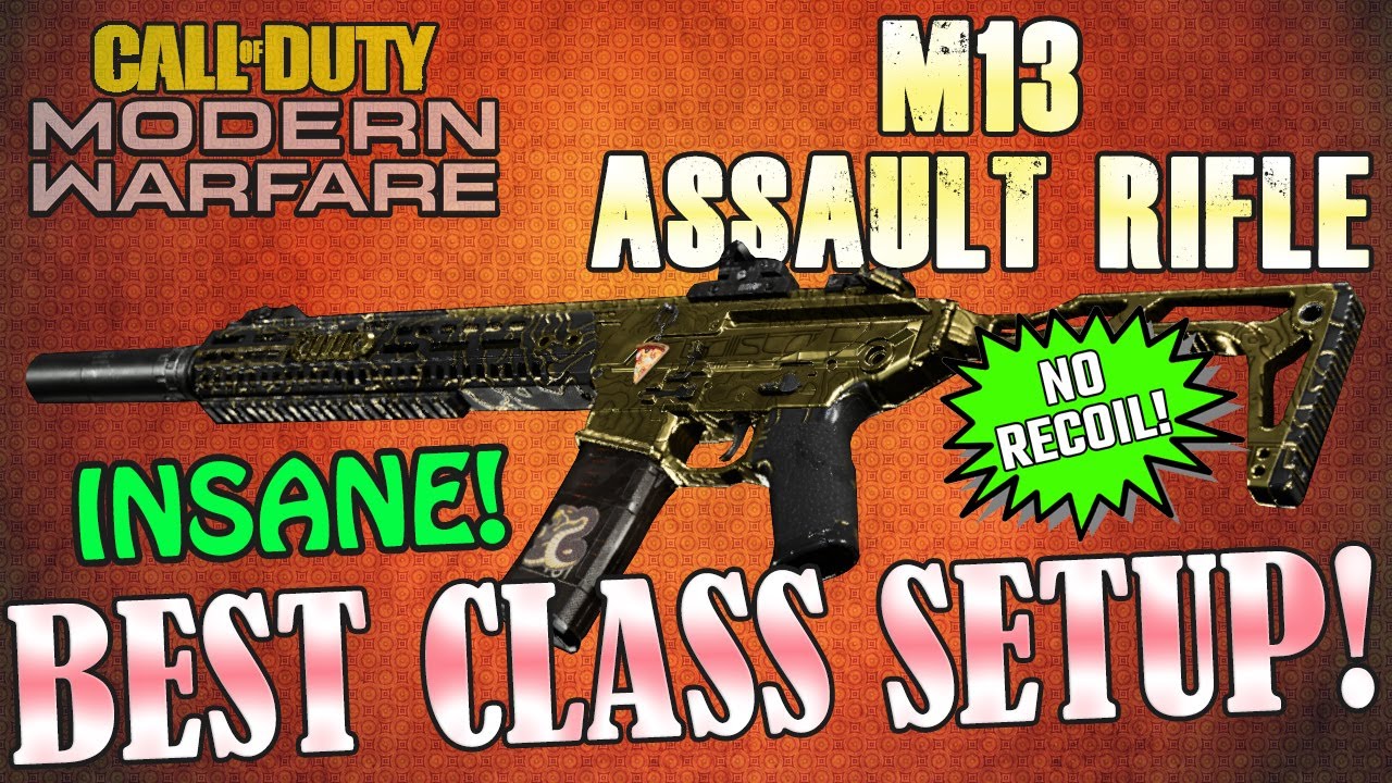 ⭐️ M13 Assault Rifle - Best Class Setup - Modern Warfare & Warzone