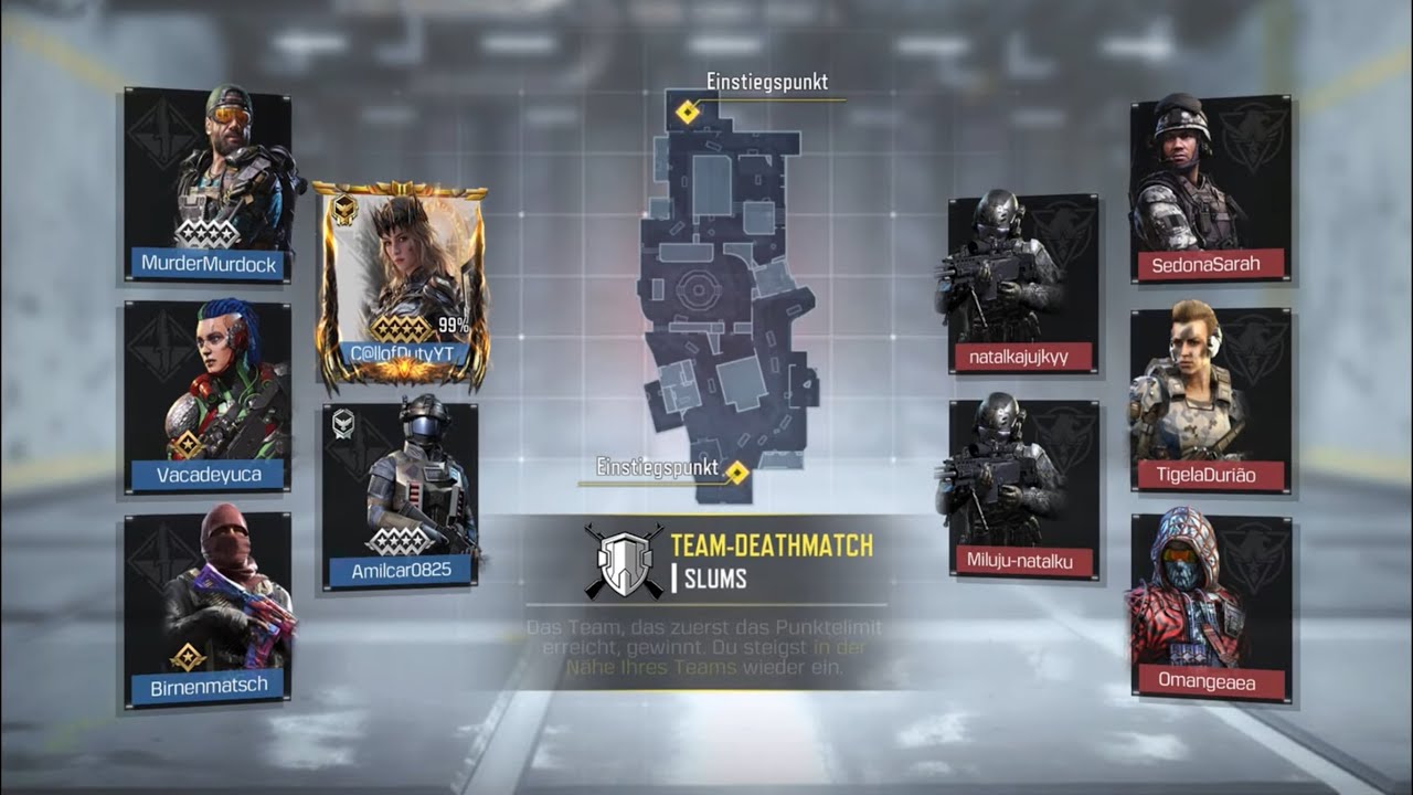 ✨🌋✨Call of Duty mobile💢„Slums“ Team Deathmatch, ✨1st✨.🌟💥LEGENDARY💥🌟 Season 5/ AK 117