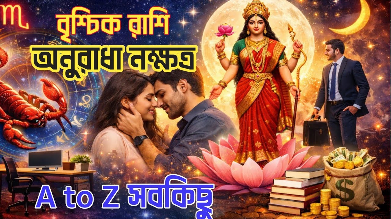 বৃশ্চিক রাশির অনুরাধা নক্ষত্রের হাল হকিকত/Brischik rashifal #banglarashifal 