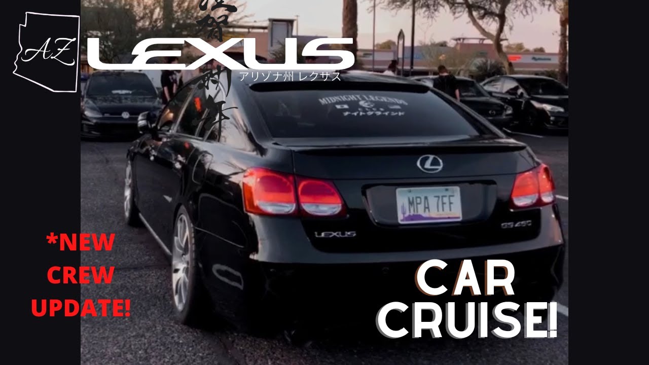 HOSTING MY FIRST LEXUS CAR CRUISE!! *INSANE TURNOUT