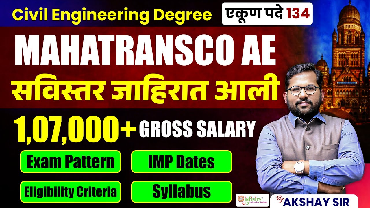 Mahatransco AE Civil Recruitment | Mahatransco Civil AE | Mahatransco Civil Engineering #mahatransco