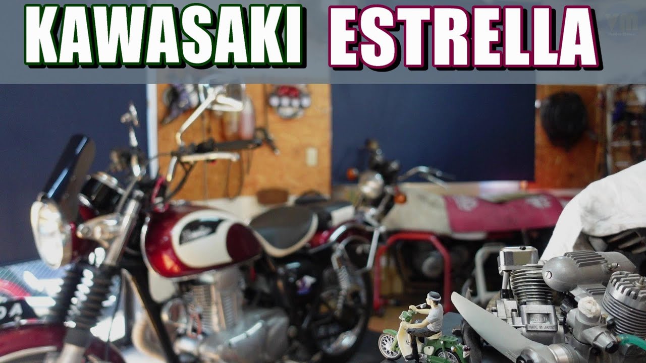 【バイク修理】KAWASAKI  ESTRELLA　エンジン始動困難、エンジンが止まる