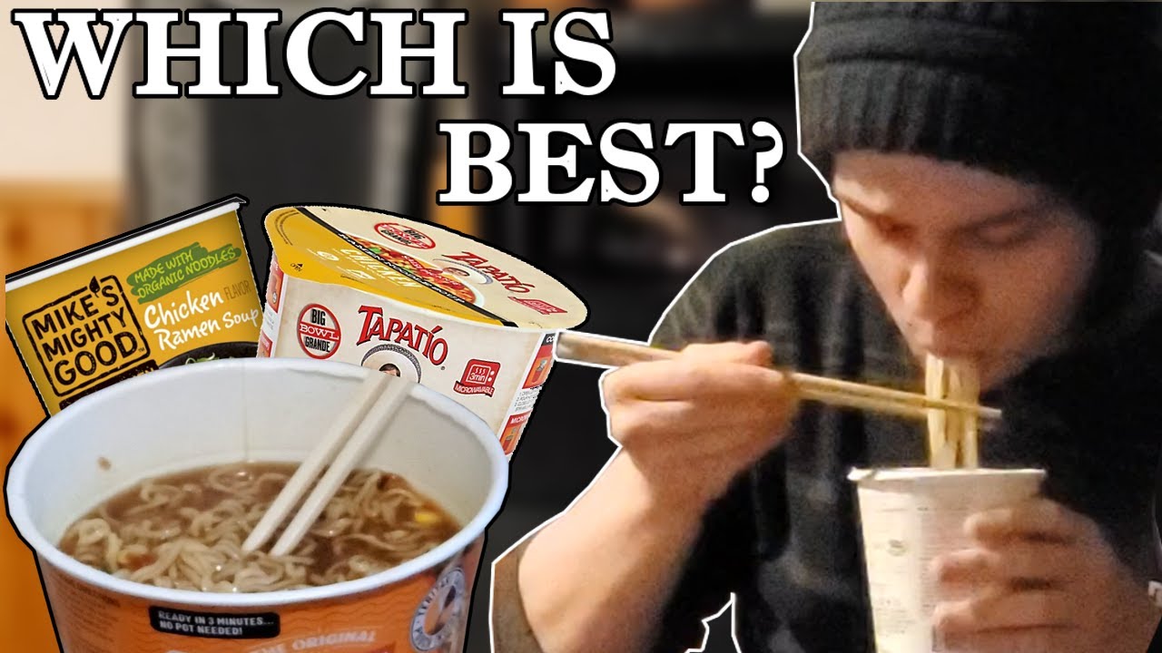 Trying 5 Different Brands Of Instant Ramen