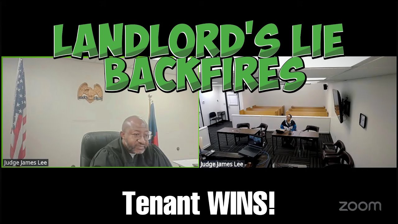 Judge Rules For Tenant After Landlord's Courtroom LIE Gets Exposed