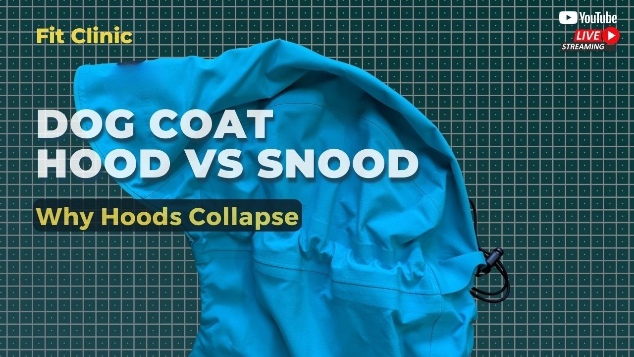 Dog Coat Hood vs Snood — Why Hoods Collapse