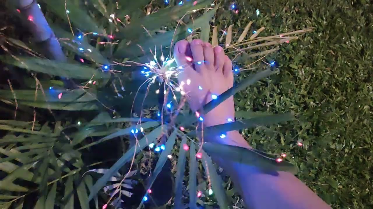 rock /stone/grass crushing /pulling grass using barefoot ##crushing #stone  #grass foot play