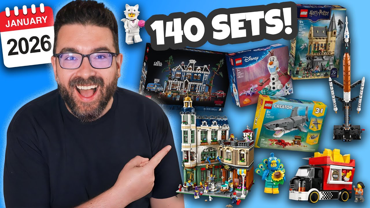Все наборы LEGO, выходящие в январе 2026 г. (все 140!)